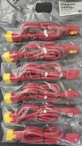 APC CABLE 6FT C19 C20 AP8716S Locking Power Cord 1.8M FOR 208/240V NEW (Single) - Picture 1 of 5