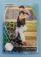 Eric Silva 2021 Panini Prizm Draft Picks Carolina Blue Velocity #PDP115 