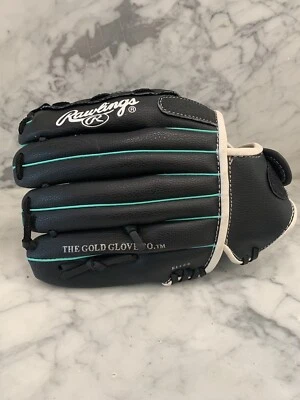 Rawlings FP110MT 11" Fast Pitch Softball Black Sure Catch Leather Glove NEW RHT - Image 1 of 4