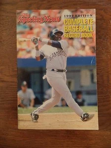 1997 THE SPORTING NEWS BASEBALL RECORD BOOK  - Picture 1 of 5