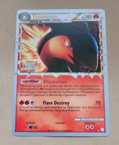 POKEMON PROMO CARD - WORLD CHAMPIONSHIPS 2011 - TYPHLOSION 110/123 RARE NM - Picture 1 of 2