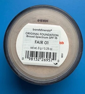 bareMinerals ORIGINAL Loose Powder Foundation SPF 15 0.28 oz FAIR 01 - Picture 1 of 1