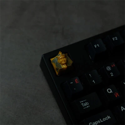 Handmade Pharaoh Keycap Artisan Key cap For Cherry MX Keyboard - Image 1 of 4