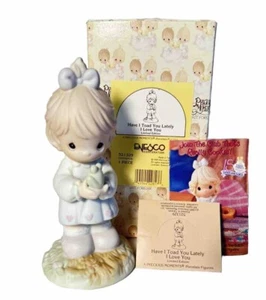 Precious Moments 521329 Ti ho rospato ultimamente ti amo statuina porcellana - Foto 1 di 8