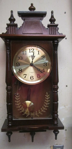 LINDEN CORDLESS QUARTZ CHIME WALL CLOCK NON WORKING Cover