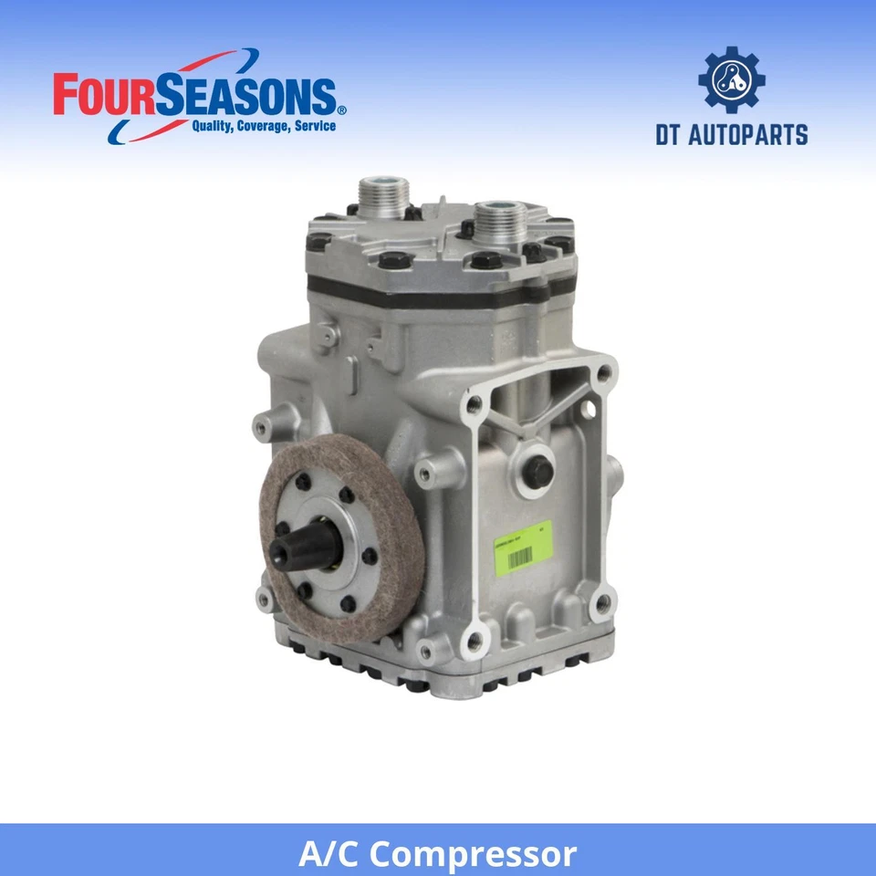 Para 1964-1970 Ford Mustang A/C Compressor 4 Estações 1965 1966 1967 1968 1969 - Imagem 1 de 4