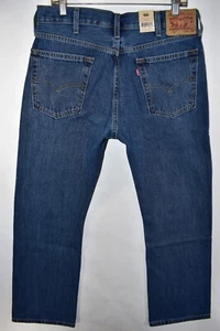 New Levi's 517 Bootcut Boot Cut Blue Jeans Mens Size 34x30 - Picture 1 of 11