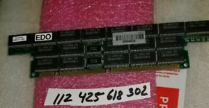 228471-001 Compaq 256MB EDO 168PIN DIMM 16X4 ECC EDO Memory SOJ TESTED WORKING - Picture 1 of 1