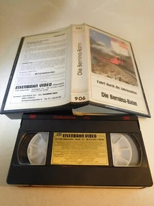 +906 Video VHS Die Bernina-Bahn - Fahrt durch die Jahreszeiten ca. 50 Min - Picture 1 of 2