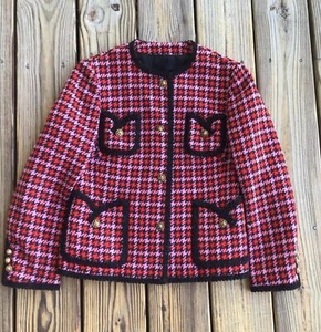 Giacca foderata vintage Hong Kong King’s Tailor donna XS vacanze Natale - Foto 1 di 9