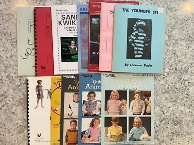 Children's Machine Knits - 12 booklets - Image 1 of 4