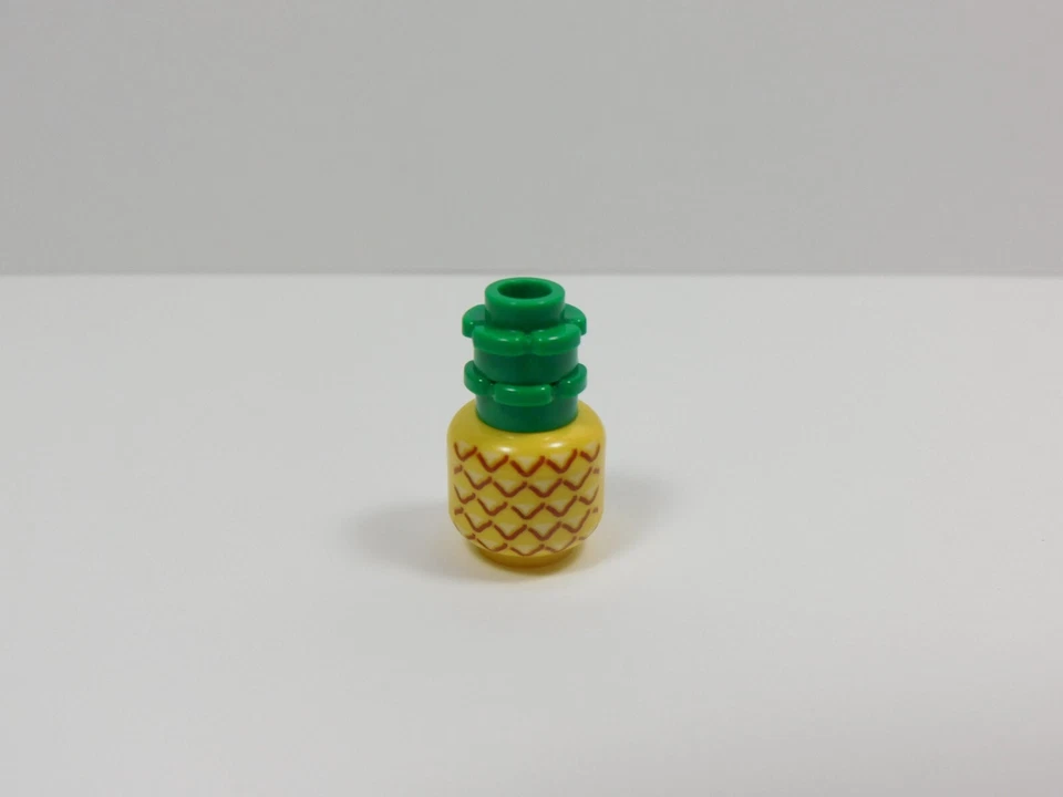 乐高黄色菠萝水果食品配件迷你公仔 M12 — 第 1/1 张图片