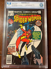 SPIDER-WOMAN #1 4/78 CBCS 9.8 WHITE PAGES! ICONIC COVER- EXCELLENT HIGH GRADE!