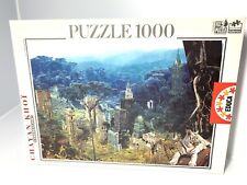 Vtg 1999 Educa 1000 Piece Jigsaw Puzzle Jungle White Tiger Chayan Khoi 68x48cm