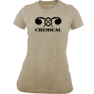 Women's Army Chemical Branch Insignia T-Shirt - Picture 1 of 6