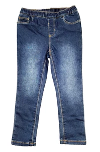 Okie Dokie Girls Denim Blue Stretch Pull-On Jeggings Size 4T - Picture 1 of 3