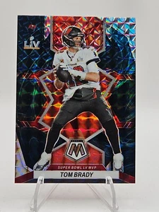 2022 Panini Mosaic - Super Bowl LV MVP Genesis Prizm #291 Tom Brady RARE - Picture 1 of 2
