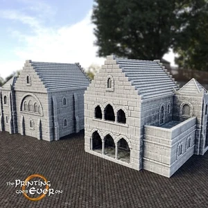 Gonthan Casa Grande Terreno Accessibile - 28mm Tabletop - SDA D&D Pathfinder DSA - Foto 1 di 11