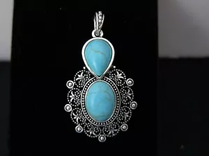 Natural turquoise pendant USA SELLER! - Picture 1 of 2
