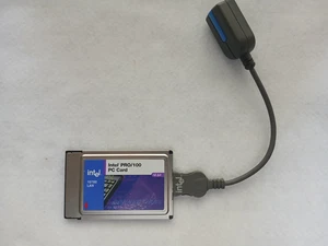 MSDOS - DOS WIN 3.1 Intel PRO/100 PC Card LAN + Dongle - Picture 1 of 2