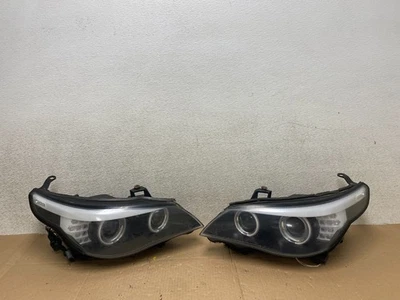 Juego de faros negros LED 2004-2007 BMW SERIE 5 535I 550I derecha+izquierda T5664 DG Foto 1 de 4
