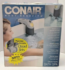 Conair Body Benefits Potente Quad Water Jet Action Bagno Spa Nuova Spa Vasca da Bagno Spa - Foto 1 di 3