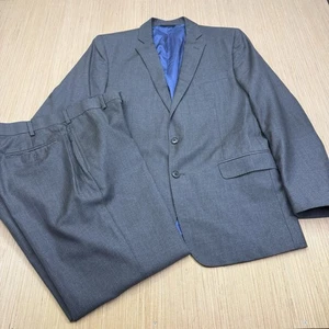 42R Brooks Brothers Brooksgate Regent Vitale Barberis Canonico Gray Suit 34x30 - Picture 1 of 16