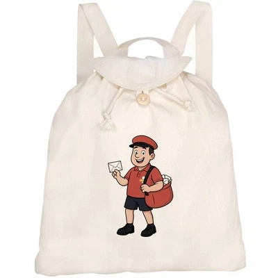 Canvas-Rucksack / Backpack "Friendly Postman" (RK00042843) - Bild 1 von 2