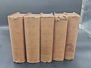 The Works Of Washington Irving In 5 Volumes ~ 1849-1860 Stuyvesant Edition - Bild 1 von 23