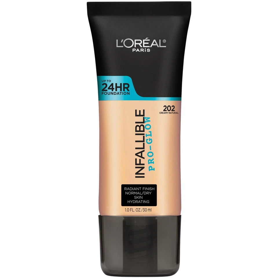 Makeup Infallible Up to 24HR Pro-Glow Foundation, Creamy Natural, 1 fl oz. - Image 1 of 2