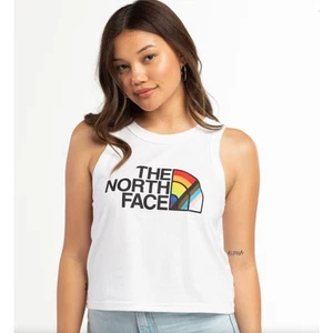 The North Face Pride Tank Women's Size Medium Rainbow T Shirt - Picture 1 of 8