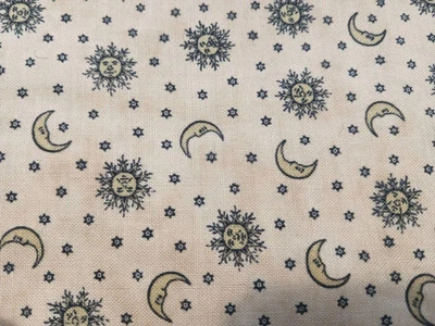 Moda Quilt Fabric Remember the Ladies Brackman & Thompson  18th C Repro Sun Moon - Image 1 of 4