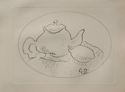 Georges Braque: Still Life With Teapot, Gravure, 1950 - image 1 of 4