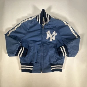 Vintage Pyramid MLB New York Yankees Baby Jacket Sz. 6 Spell out Zip Up - Picture 1 of 11