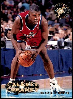 Calbert Cheaney 1995-96 стадион клуб #131 пули NBA читать Бесплатная доставка - Изображение 1 из 2