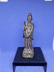 Handgefertigte kleine chinesische Vintage Figur aus Holz geschnitzt - Bild 1 von 4
