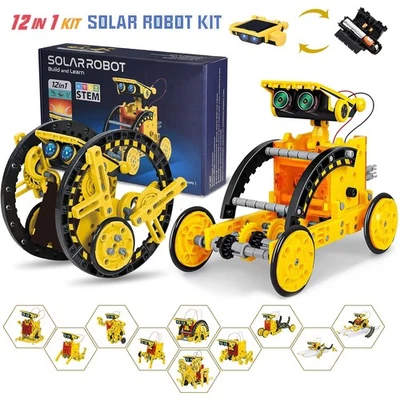 12-in-1 Solar Robot Kit Toys Engineering Robotics Kits DIY Building Toy for Kids