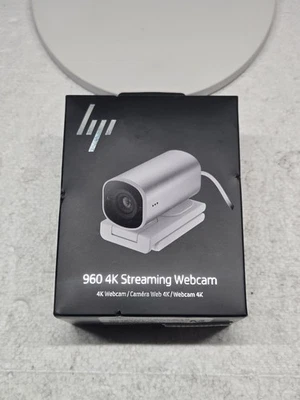 HP 960 4K Streaming-Webcam - 8 MP - 3840 x 2160 Pixel - 4K Ultra HD - 30 fps - Image 1 of 4