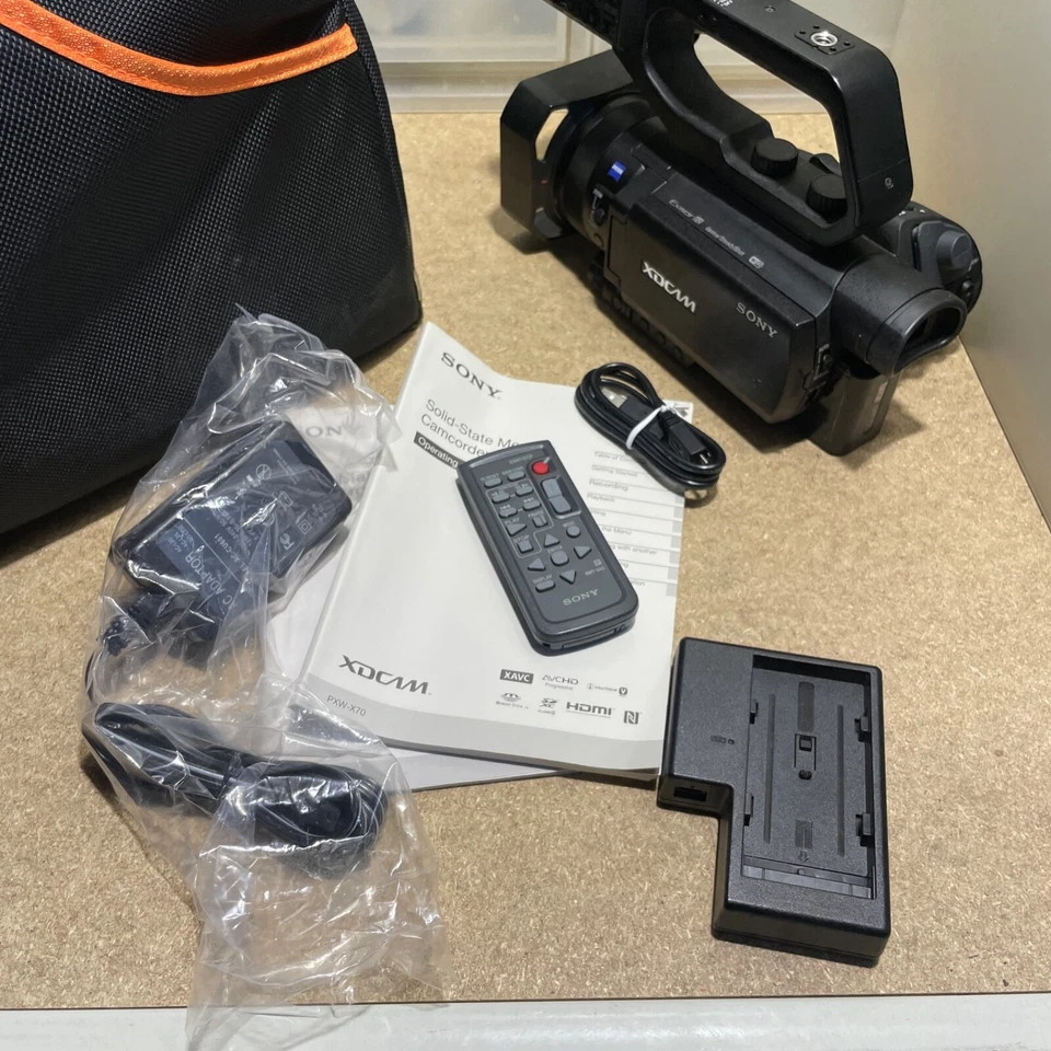 Sony PXW-X70 HD XDCAM AVCHD Pro Video Camera SDI BBC Broadcast Camcorder & Cased - Image 1 of 4