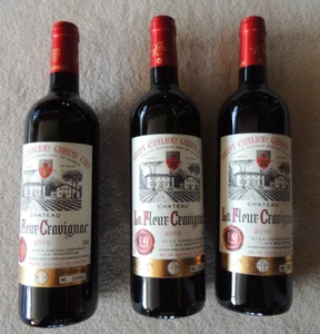 3 Flaschen Rotwein 0,75l Flasche Chateau La Fleur Cravignac 2010 Frankreich - Bild 1 von 1