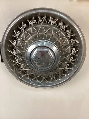 1985 - 1989 年克莱斯勒第五大道 # 433D 15 英寸线辐轮毂盖车轮盖 — 第 1/2 张图片