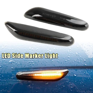 LED Sequential Blinker Side Indicator Turn Signal for BMW E90 E92 E60 E87 E82 X - Picture 1 of 15