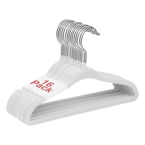 Baby Velvet Hangers 11 Inches Kids Clothes Hangers Non-Slip Childrens Hangers... - Picture 1 of 7