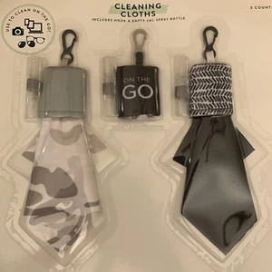 Confezione da 3 - Panno Pulizia, include gancio e flacone spray vuoto da 2 ml (NUOVO) - Foto 1 di 1
