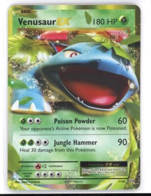 Pokémon TCG M Venusaur EX - 2/108 - Full Art - Evolutions NM 0303#152 - Image 1 of 2