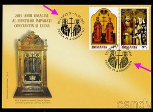 2013 Saints Constantine the Great and Helena,Edict of Milan,Romania,6707, sp.FDC - Picture 1 of 1