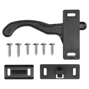 RV- Screen Door Latch Right Hand Handle Kit - Camper Motorhome Travel Trailer - Foto 1 di 6