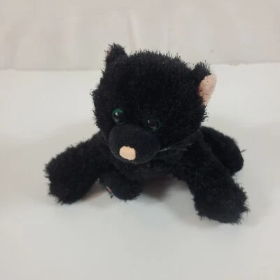 Ganz Webkinz Black Cat Kitten Halloween Plush Stuffed Animal Retired HM135 - Image 1 of 4