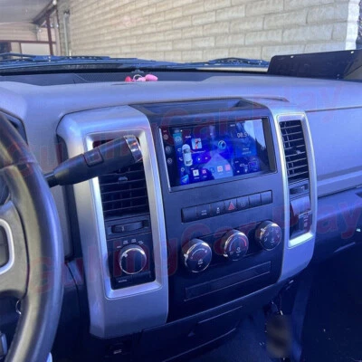 For 2009 2010 2011 2012 RAM 1500 Truck Radio Stereo CarPlay Wireless Android 13 — 第 1/4 张图片