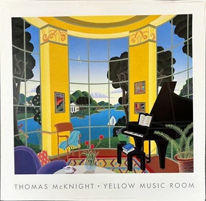 Thomas McKnight • Impresión 'Yellow Music Room' - ¡Nuevo!! - Imagen 1 de 1